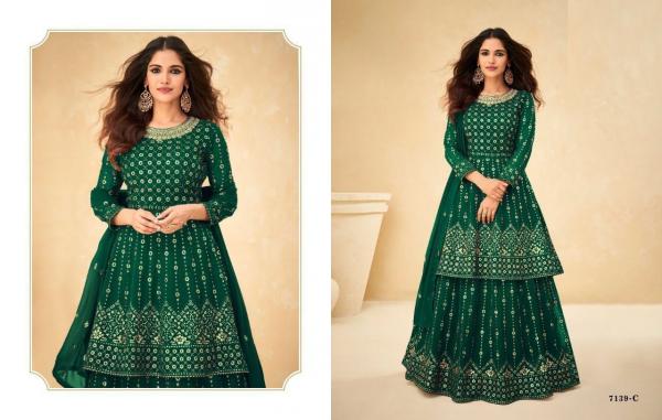 Gulkayra 7139 Colour Georgette Embroidery Wear Salwar Kameez